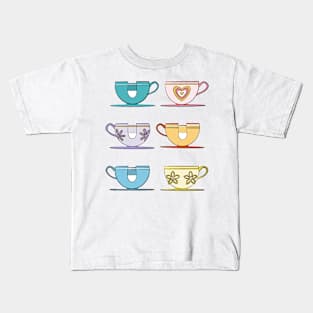 Spinning teacups Kids T-Shirt